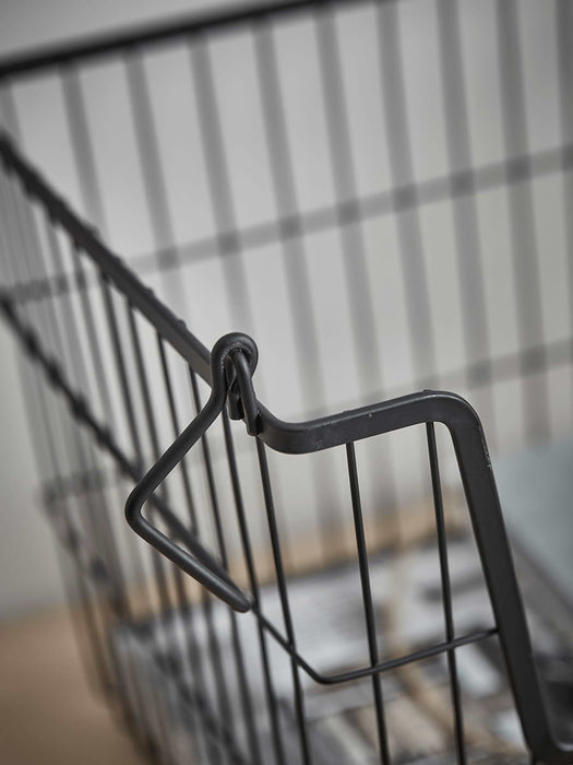 Black Wire Stackable Basket - Small