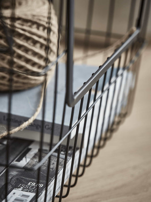 Black Wire Stackable Basket - Small
