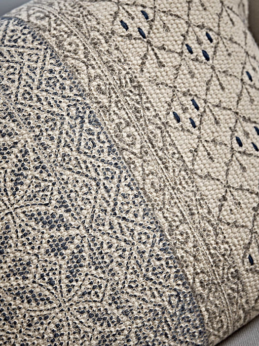 Block Print Tasselled Cushion