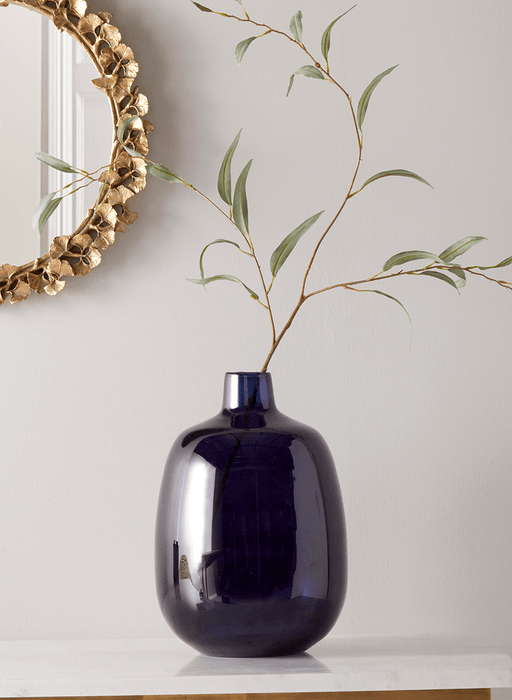Deep Blue Bottle Vase