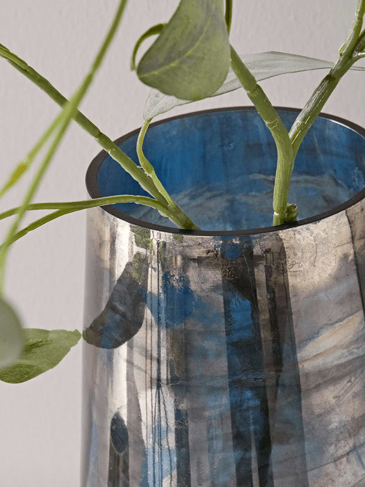Blue Lustre Vase