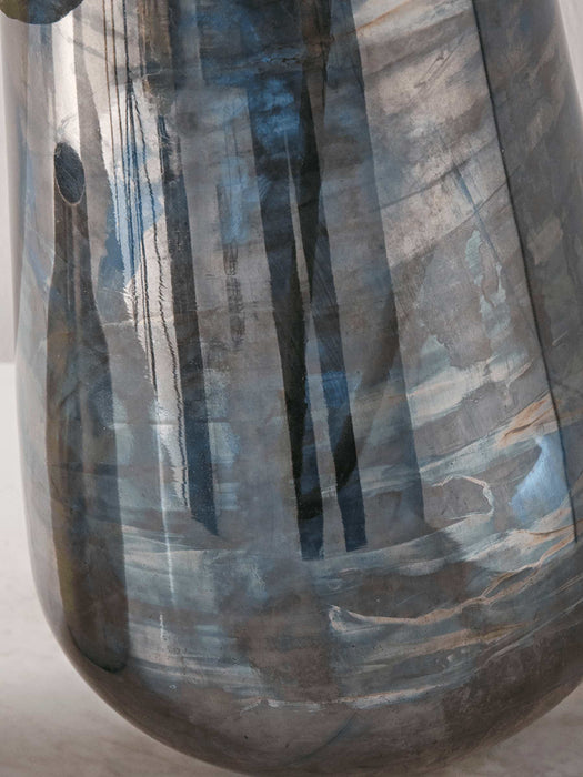 Blue Lustre Vase
