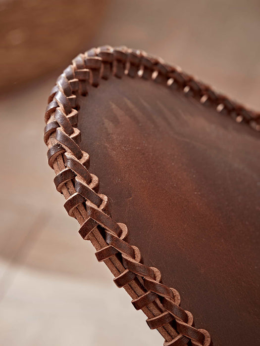 Brown Leather Butterfly Chair