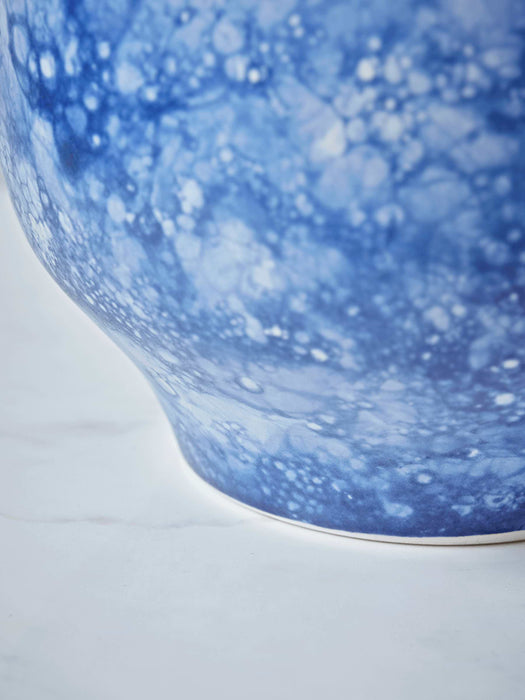 Blue Bubble Glaze Vase