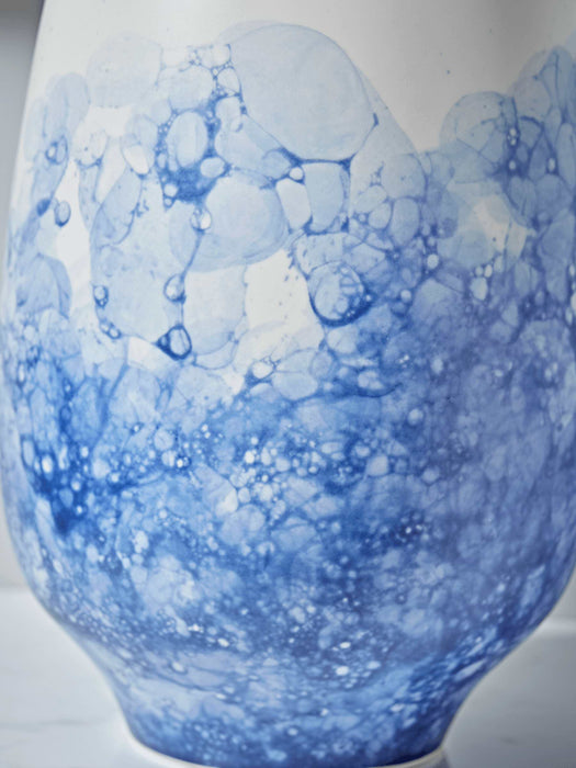 Blue Bubble Glaze Vase