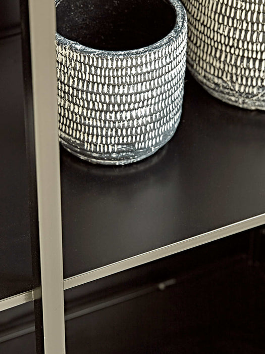 Black Iron Display Cabinet