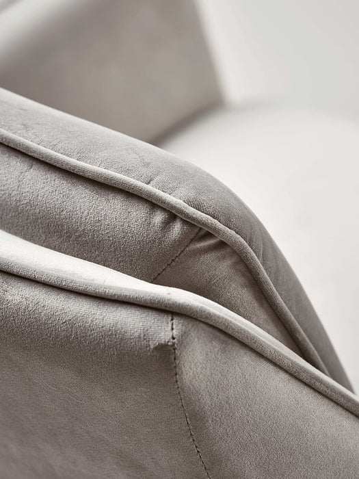 Carter Occasional Chair - Grey Velvet
