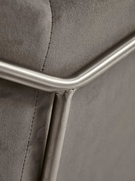 Carter Occasional Chair - Grey Velvet