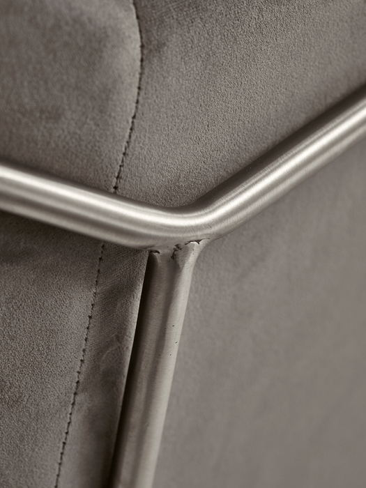Carter Occasional Chair - Grey Velvet