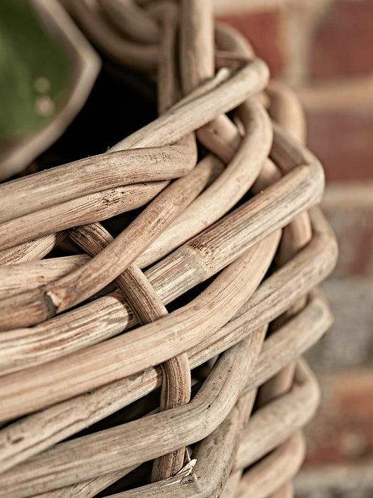Chunky Rattan Planter