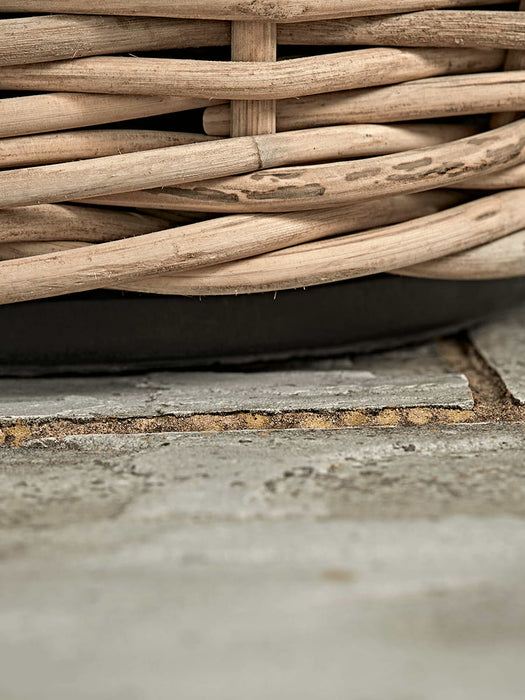 Chunky Rattan Planter