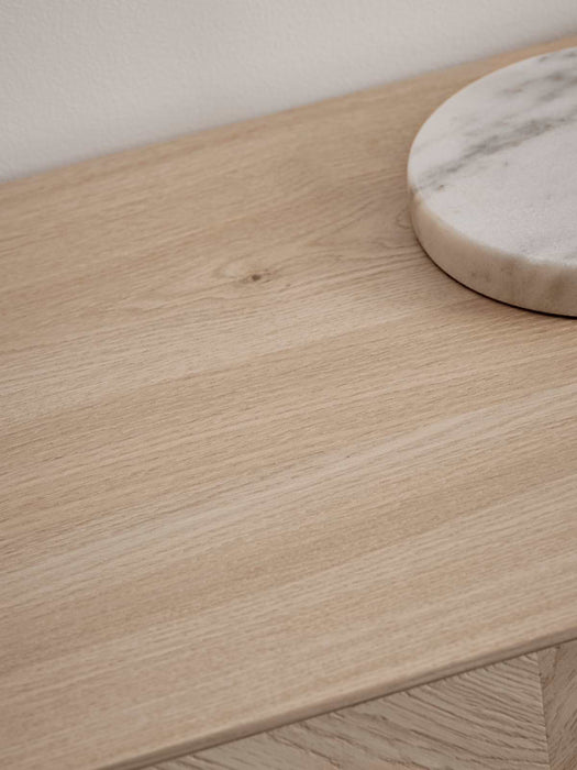 Chevron Oak Dressing Table