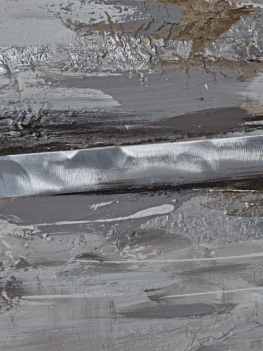 Abstract Clouds Painted Canvas