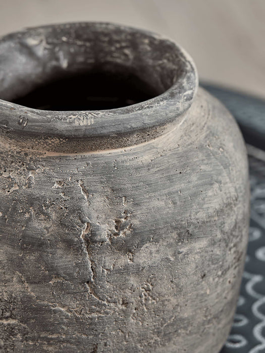 Concrete Effect Jar Planter