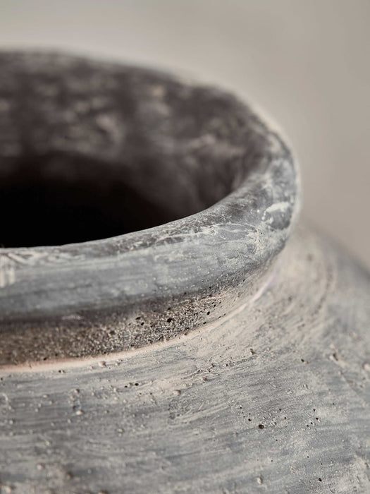 Concrete Effect Jar Planter