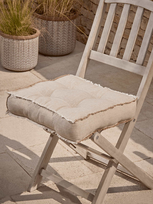 Cotton Seat Pad - Taupe
