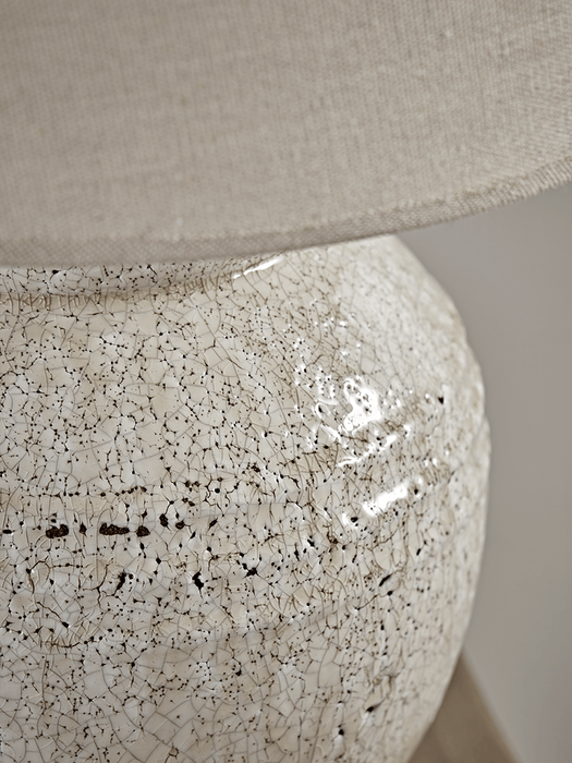 Crackle Glaze Barrel Lamp