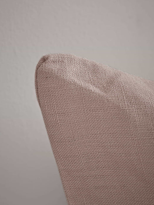 Washed Linen Square Cushion - Vintage Rose
