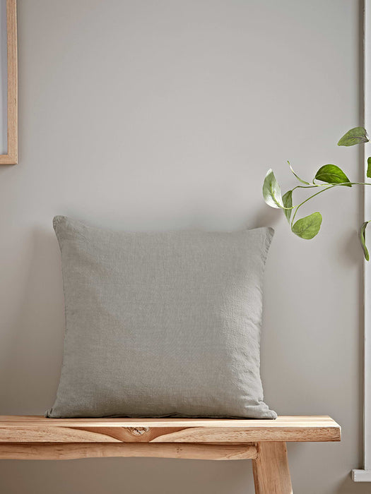 Washed Linen Square Cushion - Dusky Sage