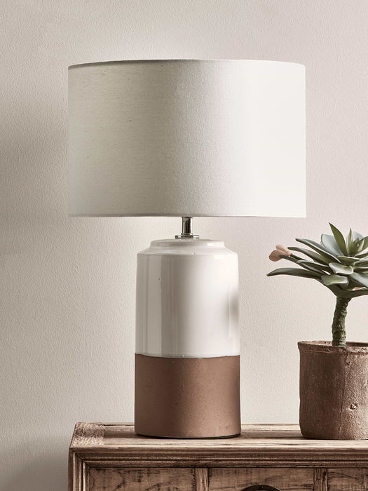 Dipped Terracotta Lamp