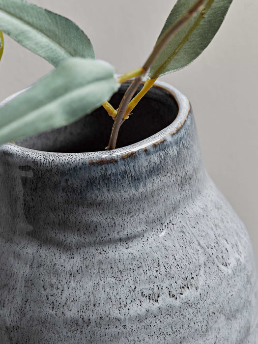 Dipped Textured Vase - Blue