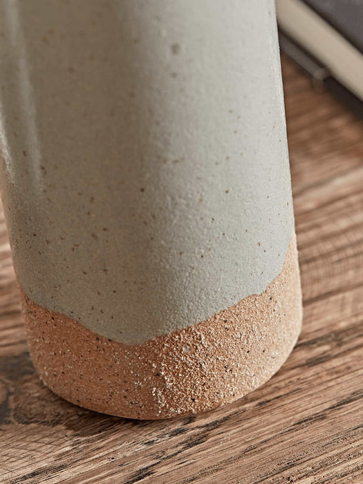 Slim Dipped Vase - Neutral