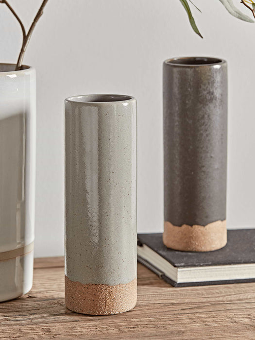 Slim Dipped Vase - Neutral