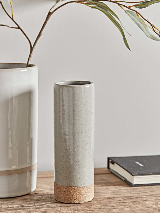 Slim Dipped Vase - Neutral