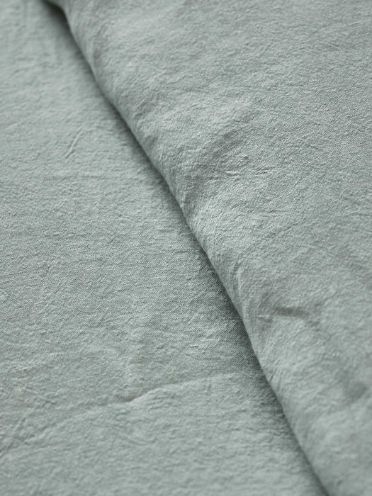 Washed Linen Kingsize Fitted Sheet - Dusky Sage