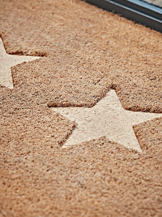 Embossed Stars Doormat