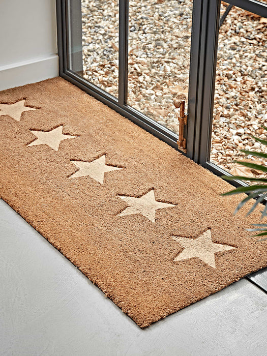Embossed Stars Doormat