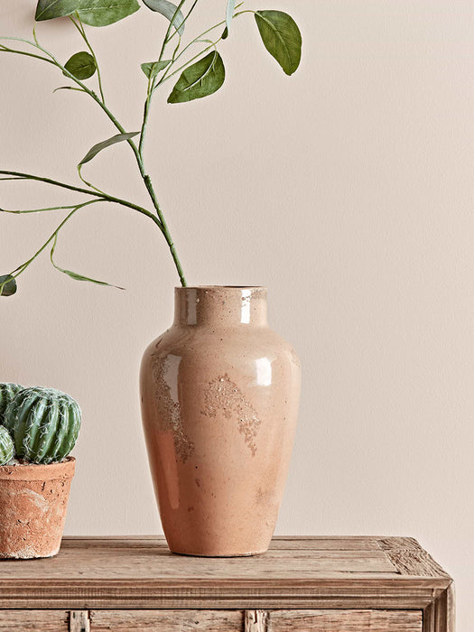 Glazed Earthenware Vase