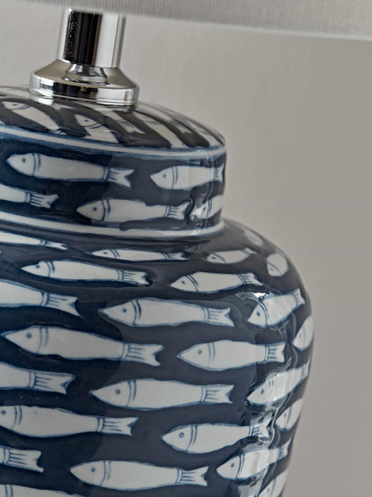 Blue Fish Table Lamp