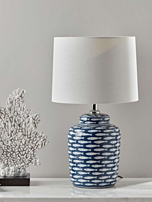 Blue Fish Table Lamp