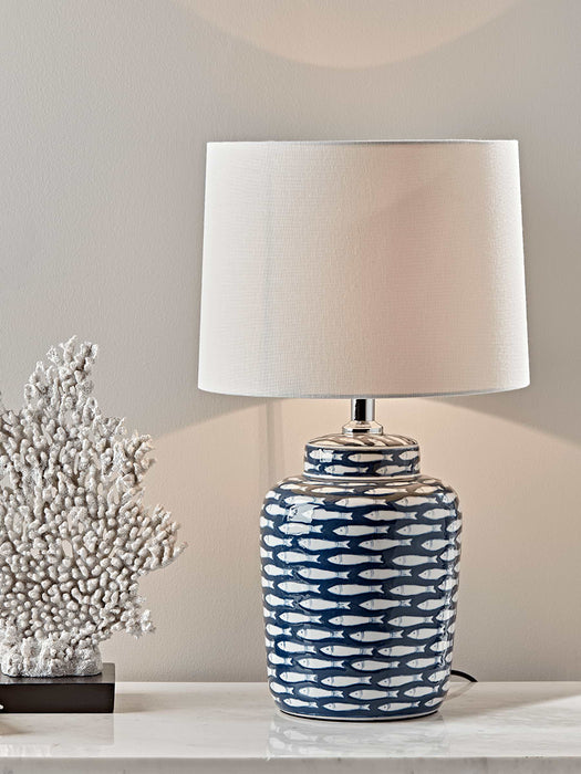 Blue Fish Table Lamp