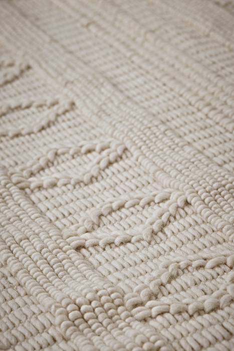 Nordic Geometric Rug - Cream