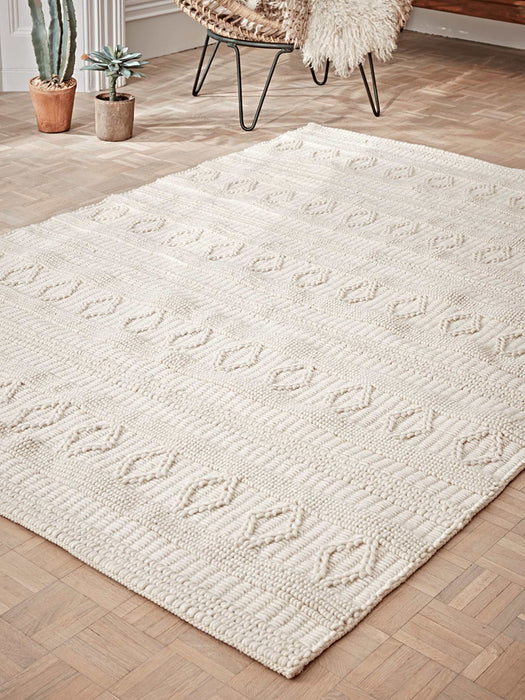 Nordic Geometric Rug - Cream