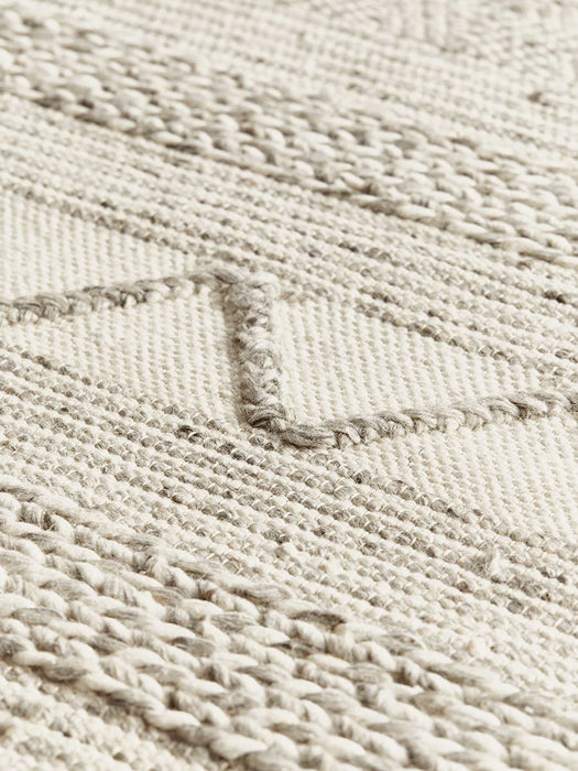 Textured Stripe Rug - Taupe