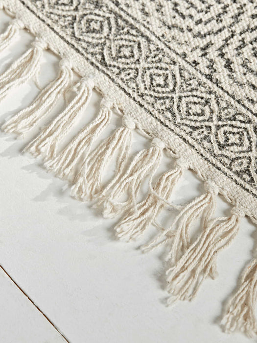 Block Print Runner - Geometric