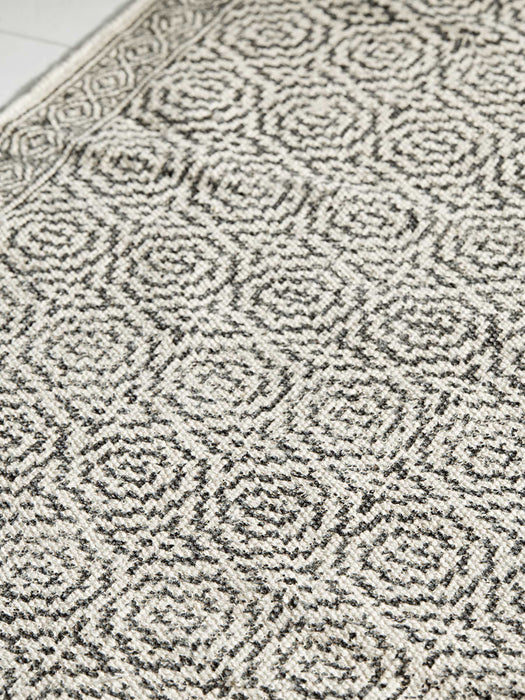 Block Print Runner - Geometric