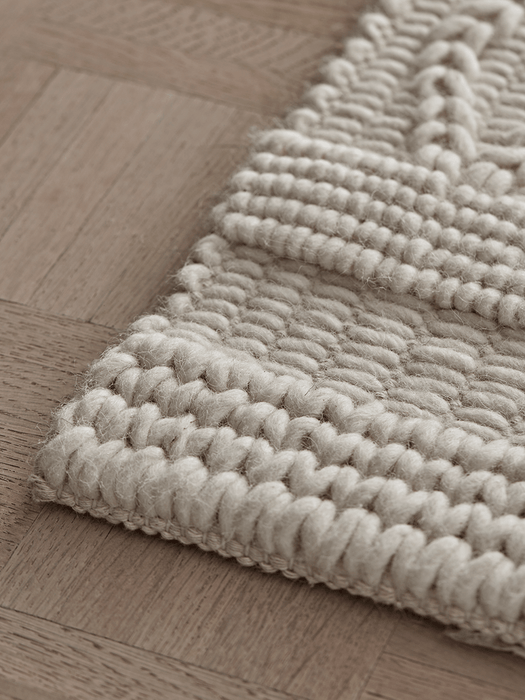 Nordic Geometric Runner - Cream