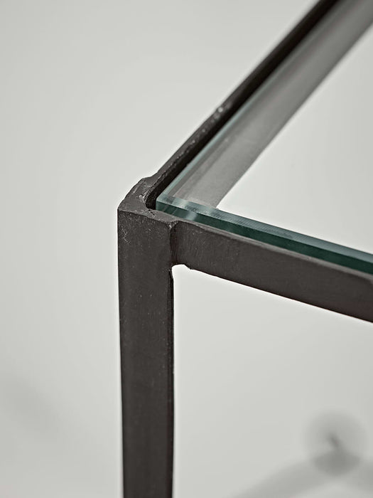 Glass Console Trolley