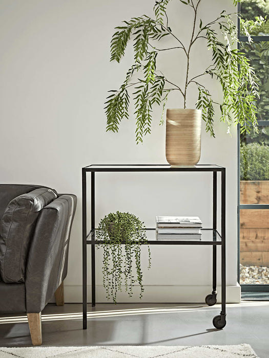 Glass Console Trolley