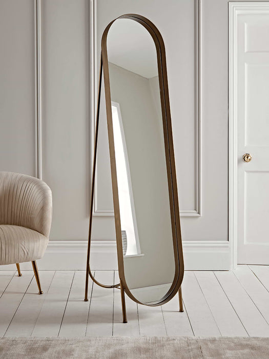 Brushed Gold Full Length Mirror