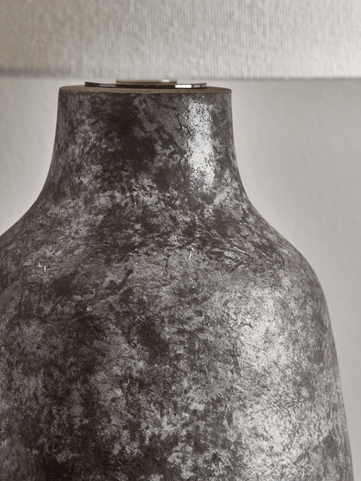 Grey Ombre Glazed Table Lamp
