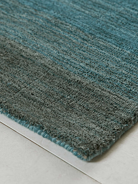 Graduated Teal Rug