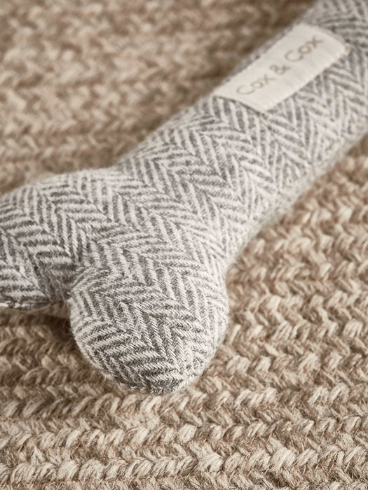 Herringbone Wool Bone - Grey