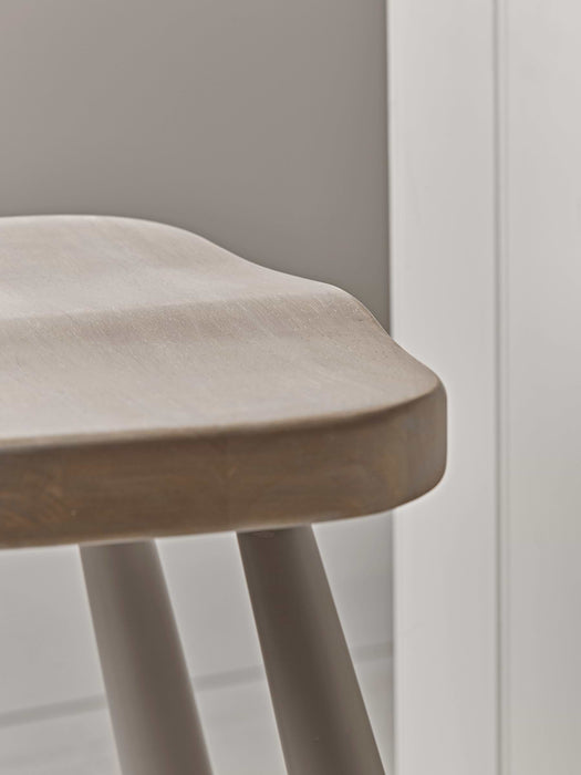 Grey & Limewashed Counter Stool