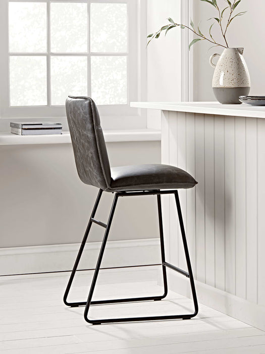 Two Alden Twist Counter Stools