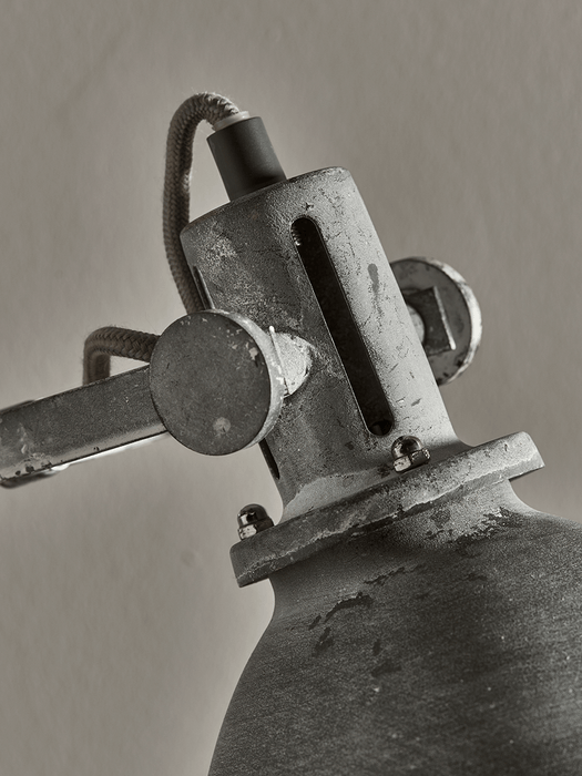 Greywash Industrial Desk Lamp